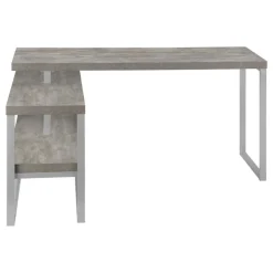 Monarch Computer desk - l-shaped / corner / 2 open shelves / 60