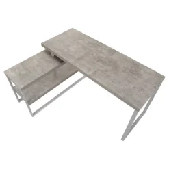 Monarch Computer desk - l-shaped / corner / 2 open shelves / 60