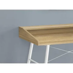 Monarch Computer desk - small hutch / 2 storage cubbies / 1 shelf - 48