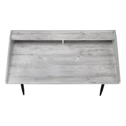 Monarch Computer desk - small hutch / 2 storage cubbies / 1 shelf - 48