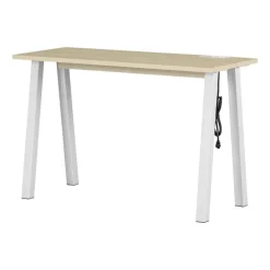 Meubles South Shore Computer Desk - South Shore Bleached Oak and White