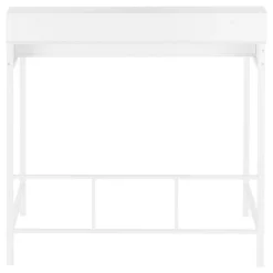 Monarch Computer desk - standing height / hutch / 2 open shelves - 48