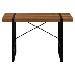 Monarch Computer desk - thick-panel desktop / inset metal legs - 48