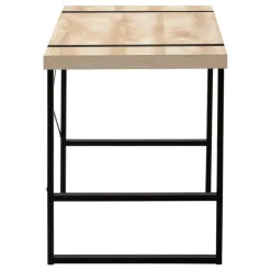 Monarch Computer desk - thick-panel desktop / inset metal legs - 48