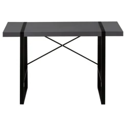 Monarch Computer desk - thick-panel desktop / inset metal legs - 48