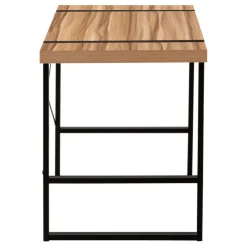 Monarch Computer desk - thick-panel desktop / inset metal legs - 48