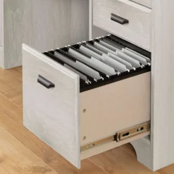 Meubles South Shore Computer Desk with Hutch - South Shore WINTER OAK