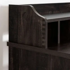 Meubles South Shore Computer Desk with Hutch - South Shore Black Sale