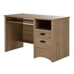 Meubles South Shore Computer Desk With Keyboard Tray - South Shore RUSTIC OAK Sale