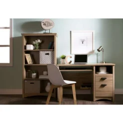 Meubles South Shore Computer Desk With Keyboard Tray - South Shore RUSTIC OAK Sale