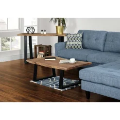 Console Table Brown/Black