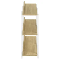 Monarch Console table - 3 tier / shelves / rectangular / metal legs - 48