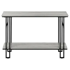 Monarch Console table - h-frame sides / 1 shelf / rectangular - 48