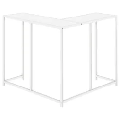 Monarch Console table - l-shaped / corner / metal frame - 36