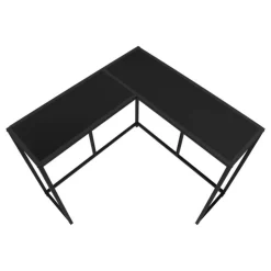 Monarch Console table - l-shaped / corner / metal frame - 36