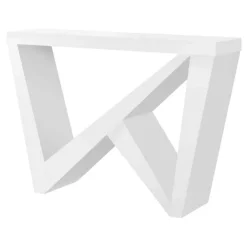 Monarch Console table - thick panel / asymmetrical base - 48