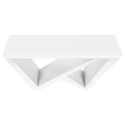 Monarch Console table - thick panel / asymmetrical base - 48