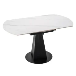 Convertible & Extendable Round Dining Table with Pedestal - 53