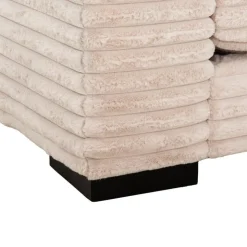 Corduroy Velvet Sectional with Reversible Chaise - Light Taupe Pale Taupe Discount