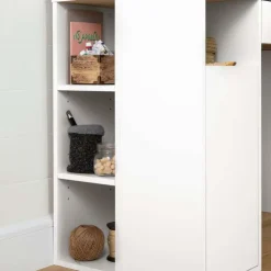 Meubles South Shore Craft Table With Hutch - South Shore Pure White Hot