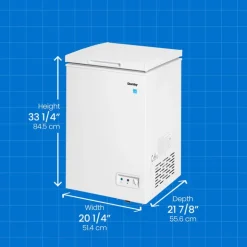Danby 3,5 Cu Ft Freezer , Honrizontal, 20.25