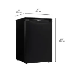 Danby 2,6 Cu Ft Refrigerator Compact - DAR026A1BDD Black New