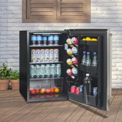 Danby 4,4 Cu Ft Refrigerator Compact - DAR044A1SSO- Stainless