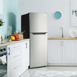Danby 24 In 10,1 Cu Ft Refrigerator Top Freezer - DFF101B1BSLDB Stainless New