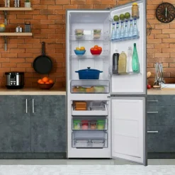 Danby 25 In 10 Cu Ft Refrigerator Bottom Freezer - DBMF100B1SLDB Stainless Clearance