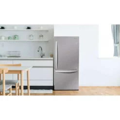 Danby 31 In 18.7 Cu ft Refrigerator Bottom Freezer - DBM187E1SSDB Stainless Best
