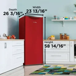 Danby 24 In 11 Cu ft Refrigerator All refrigerator - DAR110A3LDB Red Best