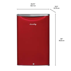 Danby 21 In 4,4 pi3 Refrigerator Compact - DAR044A6LDB Red Discount