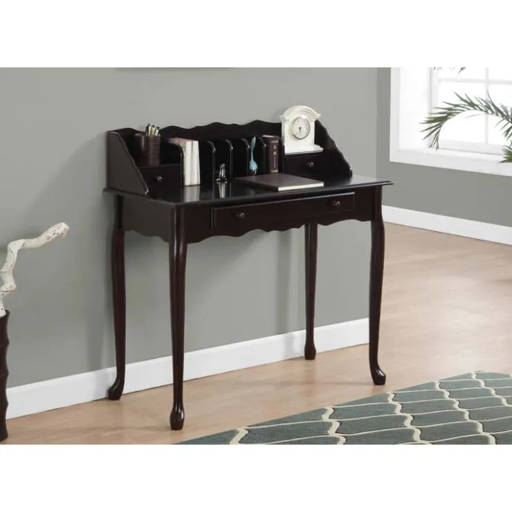 Monarch Desk - 36"l / dark traditional - Cherry Best