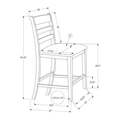 Monarch Dining Chair (set of 2) - Grey Discount