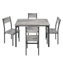 Dining Table Set with 4 Chairs - 43.3