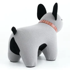 Dog-Shaped Kids Pouf – 27.6" x 13.8" x 13.8" Grey Clearance
