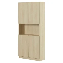 Meubles South Shore 4-door bookcase - South Shore Bleached Oak Online
