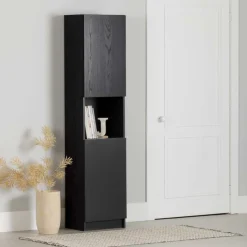 Meubles South Shore 2-door bookcase - South Shore Black Oak New