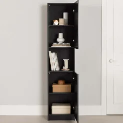 Meubles South Shore 2-door bookcase - South Shore Black Oak New