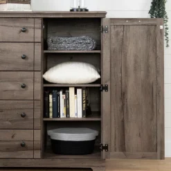 Meubles South Shore Door Chest With 5 Drawers - South Shore FALL OAK Sale