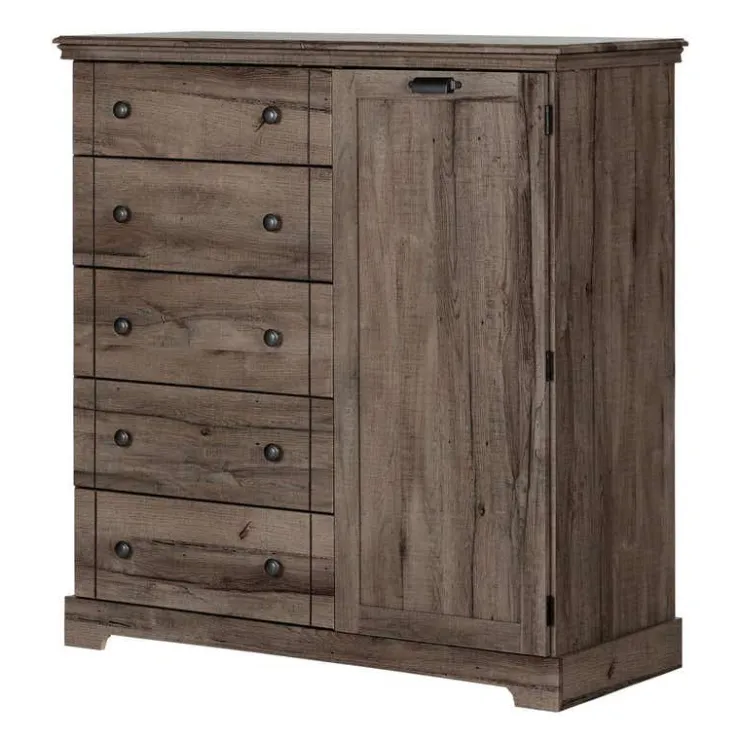 Meubles South Shore Door Chest With 5 Drawers - South Shore FALL OAK Sale