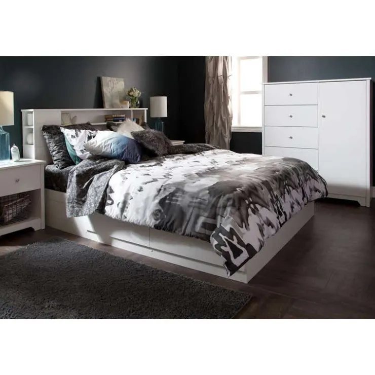 Meubles South Shore Door Chest With 5 Drawers - South Shore PURE WHITE Discount
