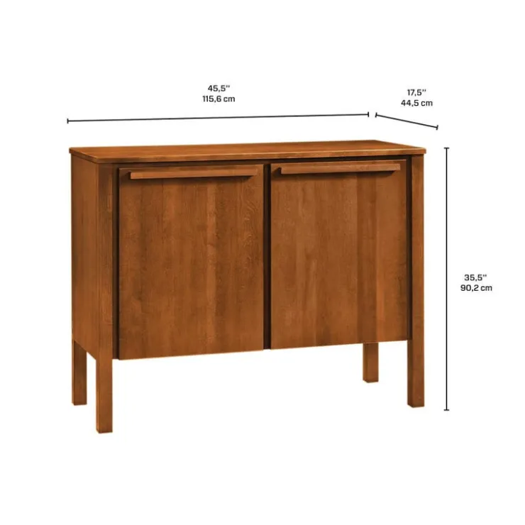 Arboit Poitras 2-Door Server BROWN New
