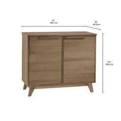 Arboit Poitras 2-Door Server - Grey Outlet