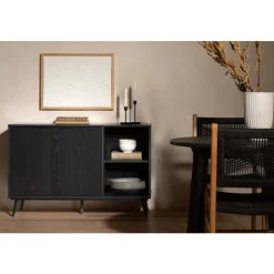 Meubles South Shore 2-Door Sideboard - South Shore Black Oak Online