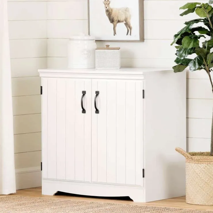 Meubles South Shore 2-Door Storage Cabinet - South Shore PURE WHITE Sale