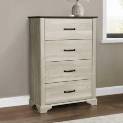 Monarch 4-Drawer Chest Oak Clearance