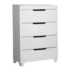 Monarch 4-Drawer Chest White