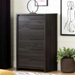 Meubles South Shore 5-Drawer Chest - South Shore GRAY OAK Discount