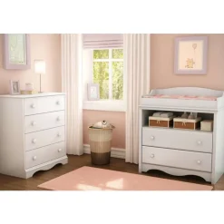 Meubles South Shore 4-Drawer Chest - South Shore PURE WHITE Discount